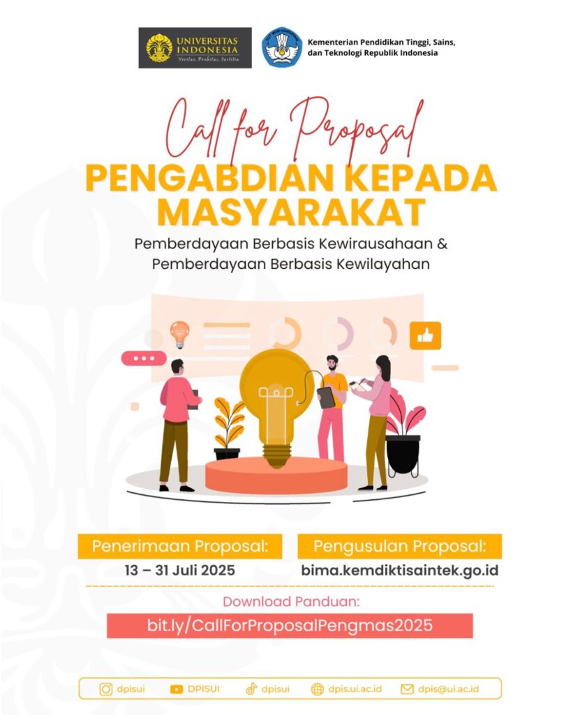 Call for Proposal Pengabdian kepada Masyarakat